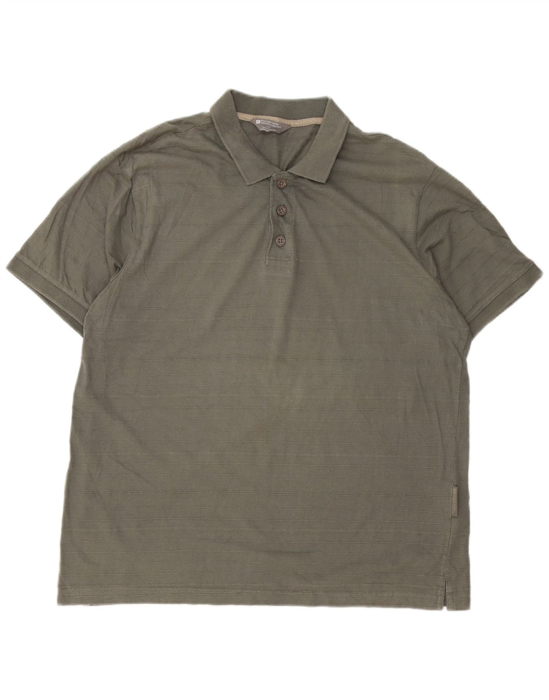 Mountain Warehouse Mens Polo Shirt Large Khaki Cotton