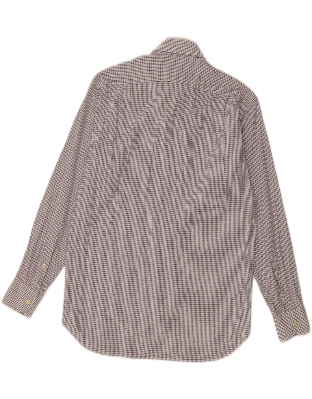 BROOKSFIELD Mens Shirt Maker Shirt Size 39 Medium White Check