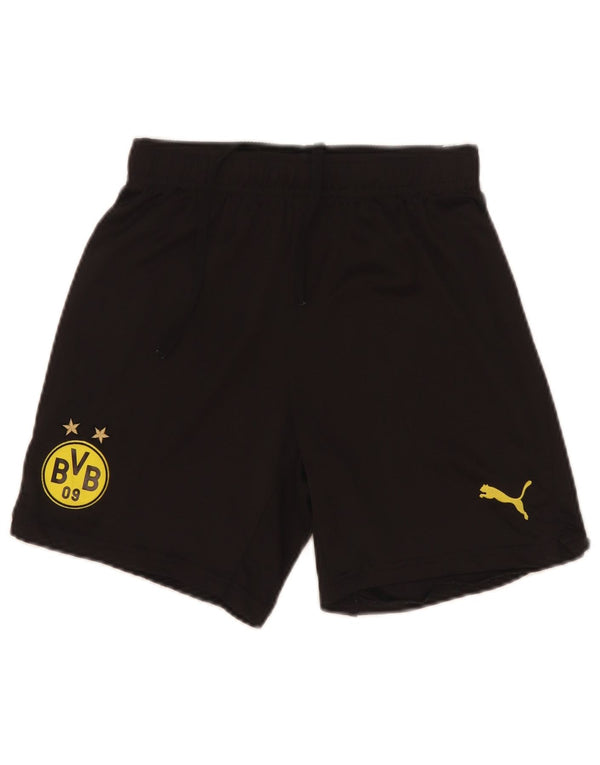 Puma Boys BVB Dortmund Sportsshorts 11-12 År Sort Polyester