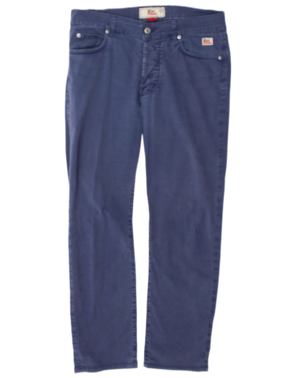 Roy Rogers Mens Denizen Slim Casual Pantalones W34 L30 Algodón Azul
