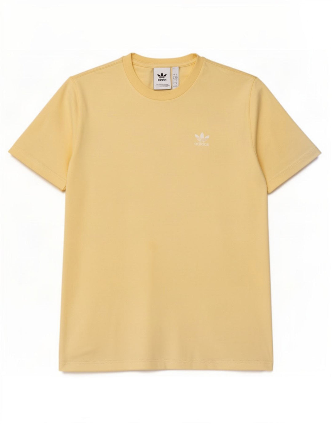 Adidas Herren T-Shirt Top Small Gelb Baumwolle