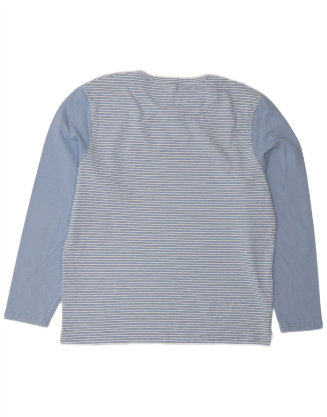 Lyle & Scott Top da uomo a maniche lunghe XL blu gessato
