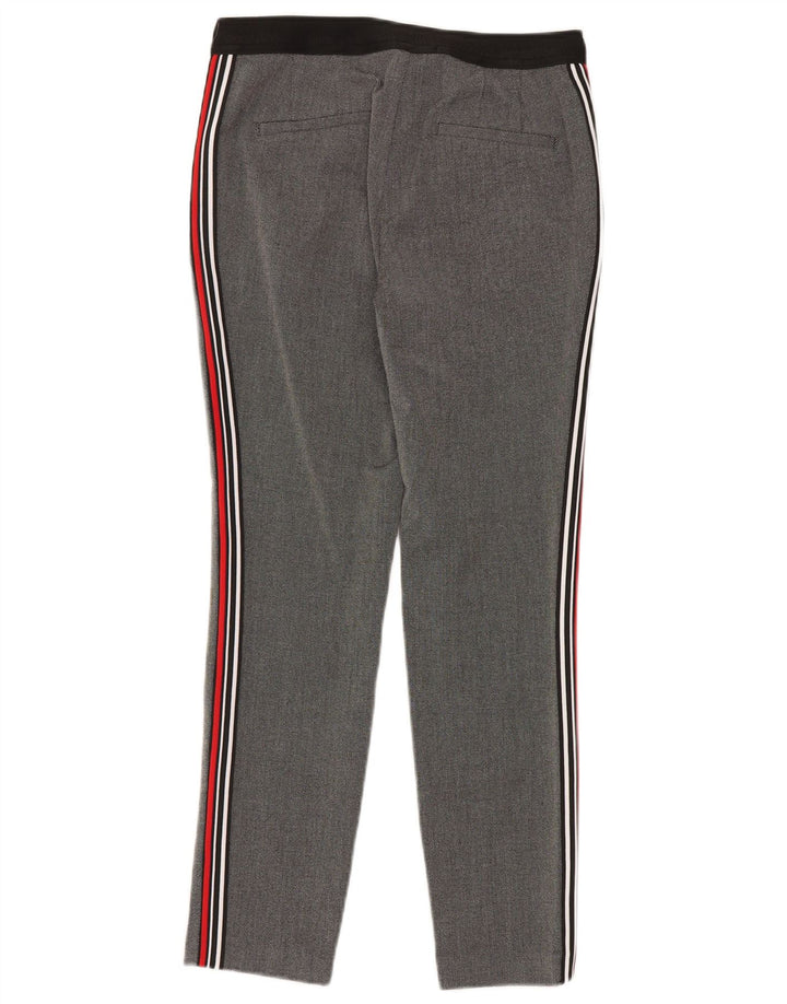 Zara Pantalon Chino Slim Femme Moyen W28 L28 Gris