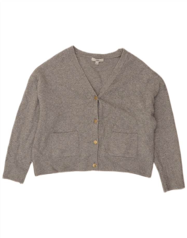 Pulover cardigan supradimensionat pentru femei Marks & Spencer UK 14 gri mediu