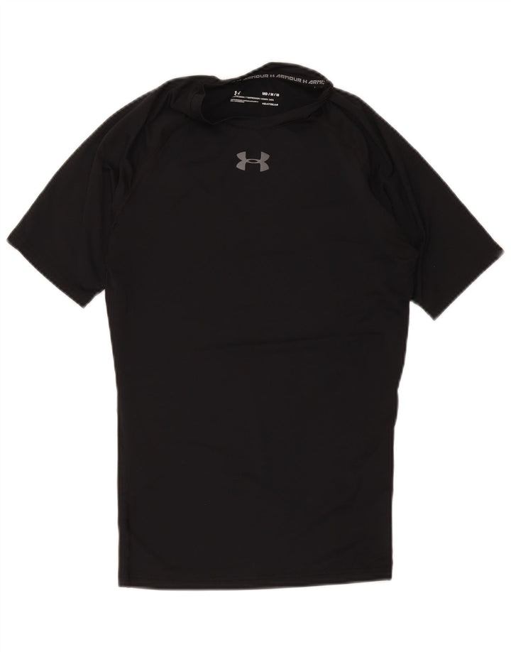 Under Armour férfi kompressziós póló felső, közepes fekete poliészter