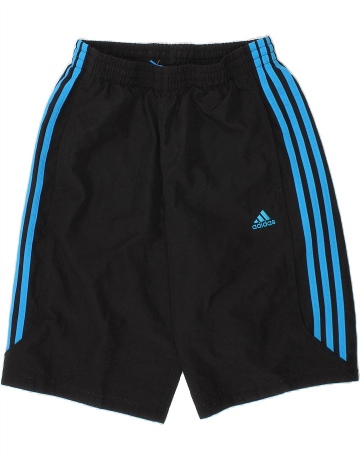 ADIDAS Boys Climalite Sport Shorts 13-14 Years  Black Polyester Vintage Adidas and Second-Hand Adidas from Messina Hembry 