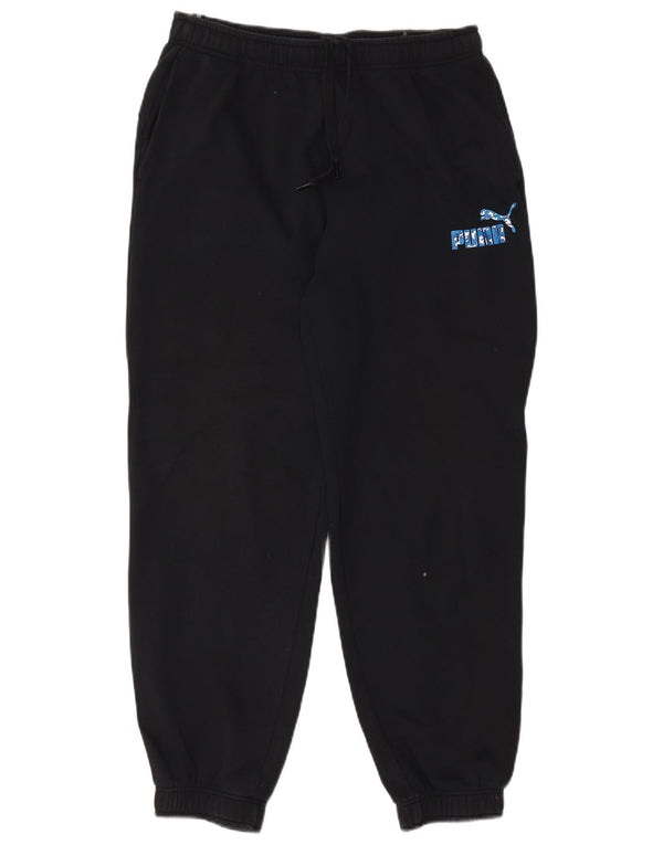 Puma Herren-Trainingshose, Jogginghose, Größe L, Schwarz, Baumwolle