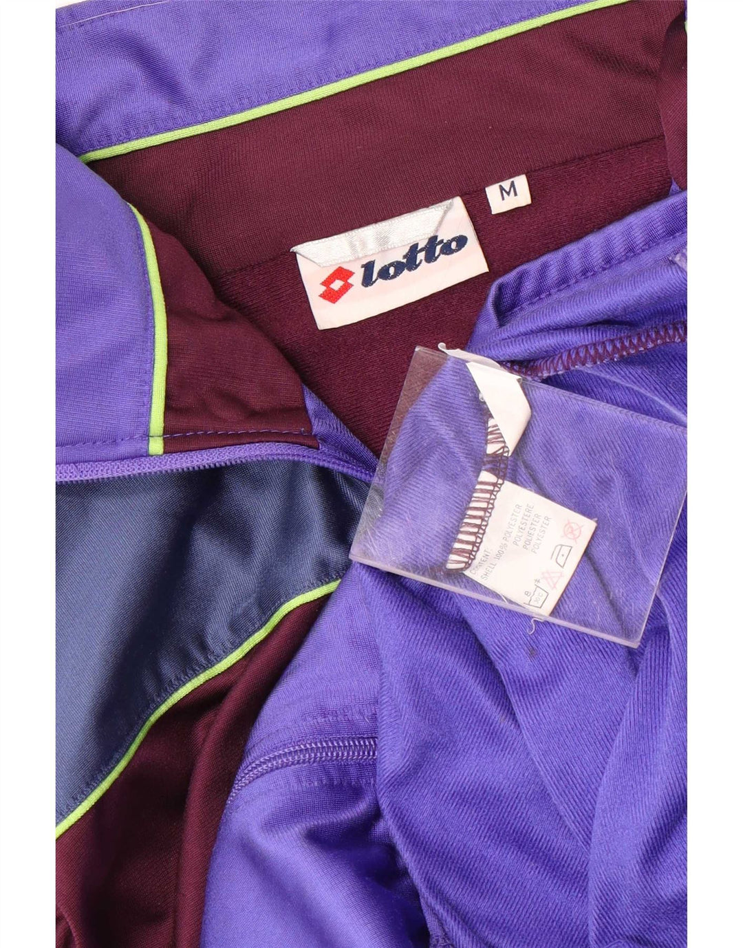 Lotto Herre grafisk træningsdragt Topjakke Medium Lilla Colourblock Polyester