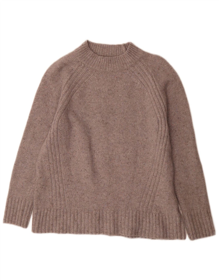 White Stuff Womens Turtle Neck Jumper Sweater UK 14 Large Grey Flecked