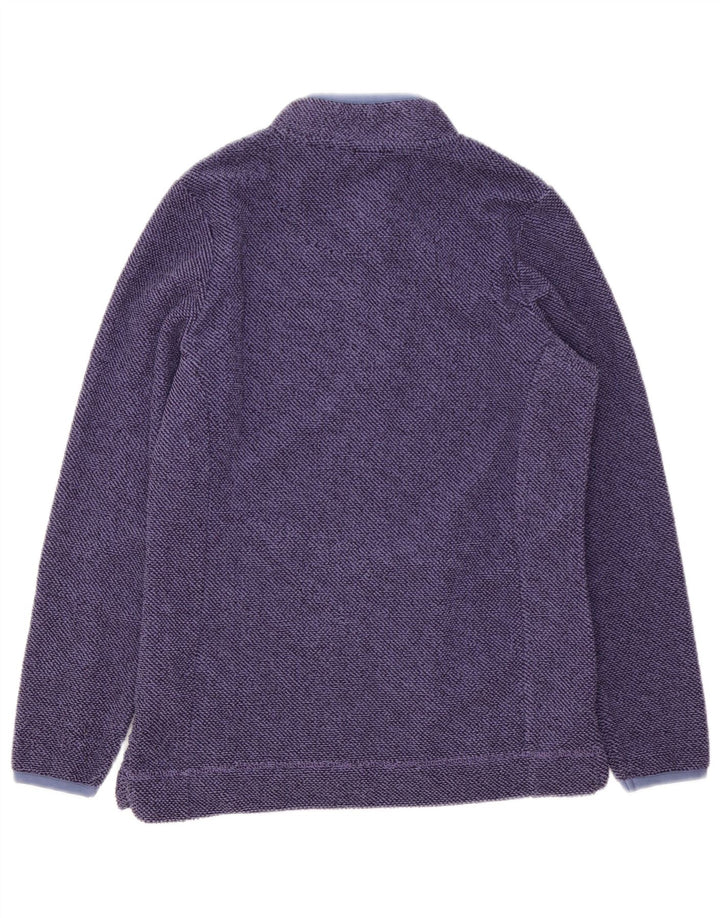 WEIRD FISH Womens Oversized Tracksuit Top Jacket UK 10 Small  Purple
