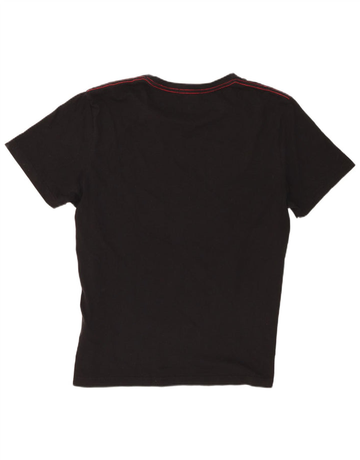 Gant Mens Graphic T-Shirt Top 2XL Black Cotton