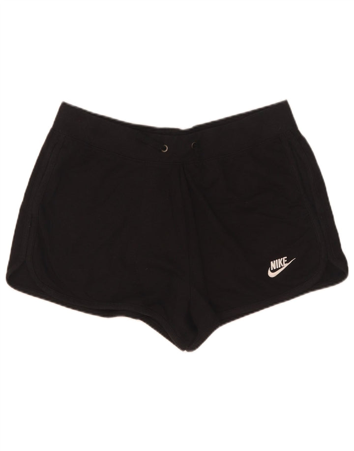 Nike Short de sport pour femme UK 14 Large Noir Polyester