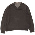Marks & Spencer Herre V-hals sweater XL Grå Bomuld