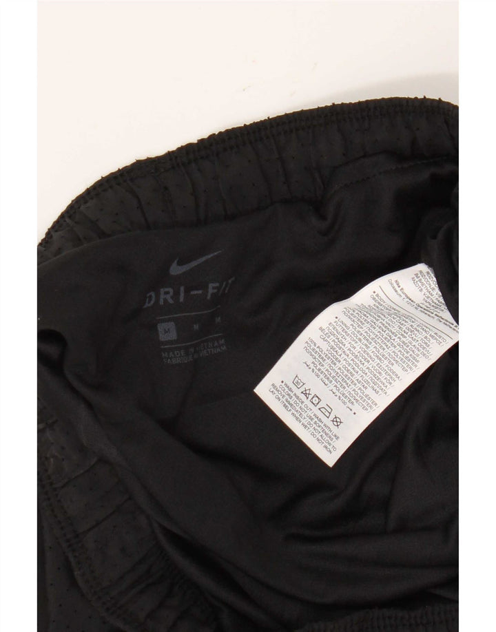 Nike Womens Dri Fit Sport Shorts UK 14 Medium Black Polyester