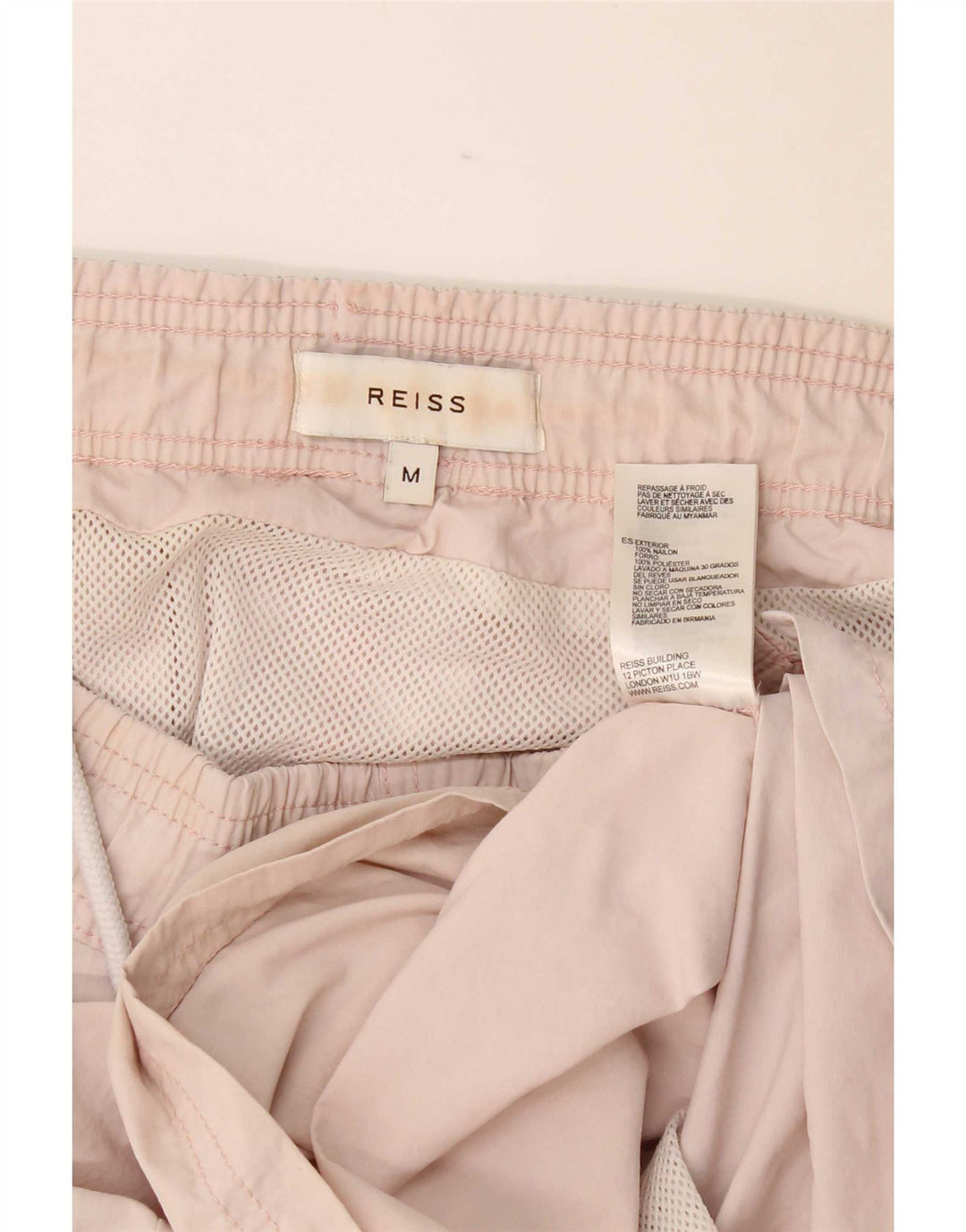 Reiss Badeshorts til mænd Medium Pink Nylon