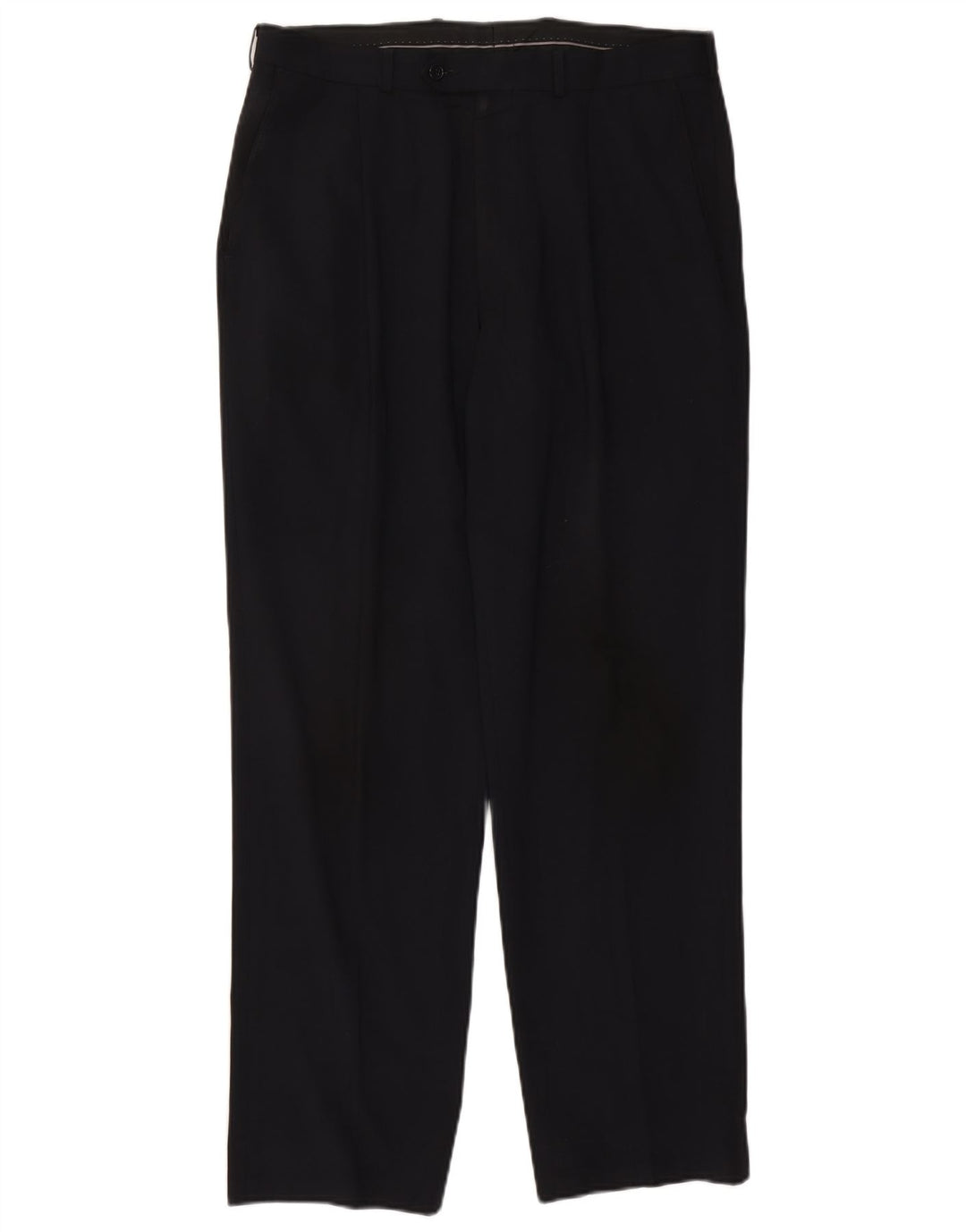 Pantaloni de costum pentru bărbați Marks & Spencer L34 L31 bleumarin poliester
