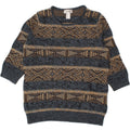 COLLECTION Womens Crew Neck Jumper Sweater UK 12 Medium Blue Fair Isle Vintage Collection and Second-Hand Collection from Messina Hembry 