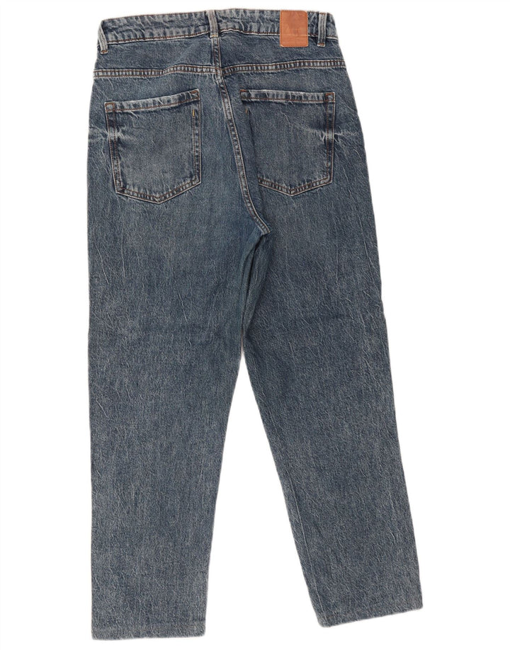 ZARA Womens Straight Jeans EU 42 Large W32 L26 Blue