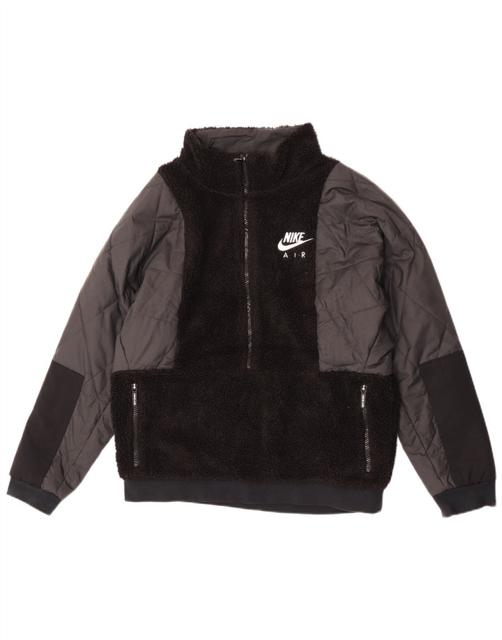 Nike Boys Pullover polár dzseki 13-14 éves XL fekete poliészter