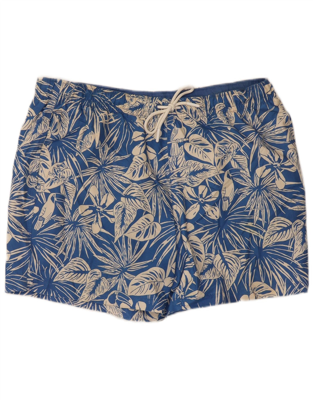 Marks & Spencer Badeshorts til mænd store blå blomster polyester