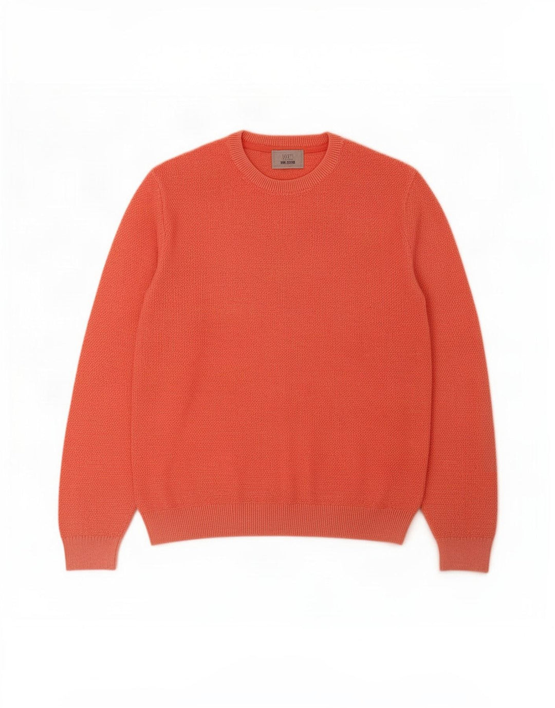 Marks & Spencer Mens Crew Neck Jumper Sweater Medium Orange Cotton