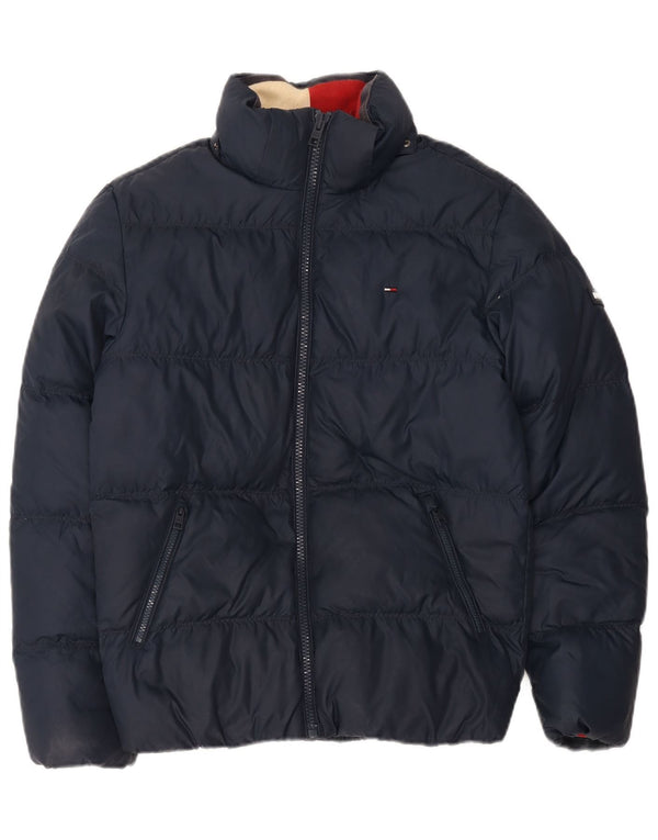 Tommy Hilfiger Γυναικείο μπουφάν με επένδυση UK 10 Small Navy Blue