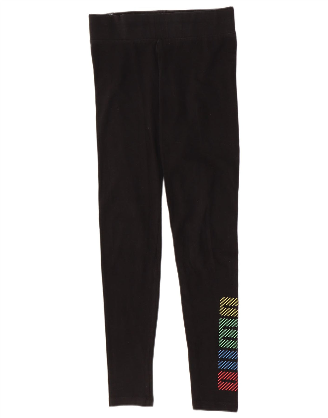 Leggings grafici da donna Puma UK 12 medio neri