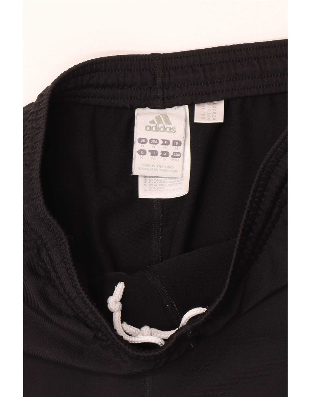 Pantaloni scurți sport Adidas pentru femei UK 12 Medium Black Poliester