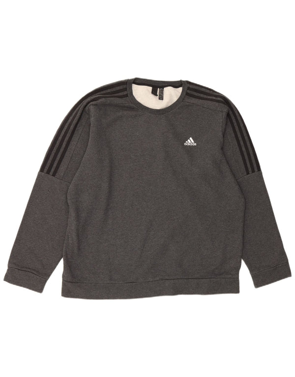 Felpa Adidas Uomo Maglione XL Grigio Cotone