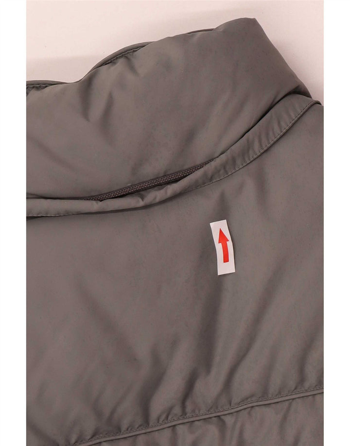 Champion Chaqueta Acolchada Extragrande para Hombre UK 10 Small Gris Colorblock