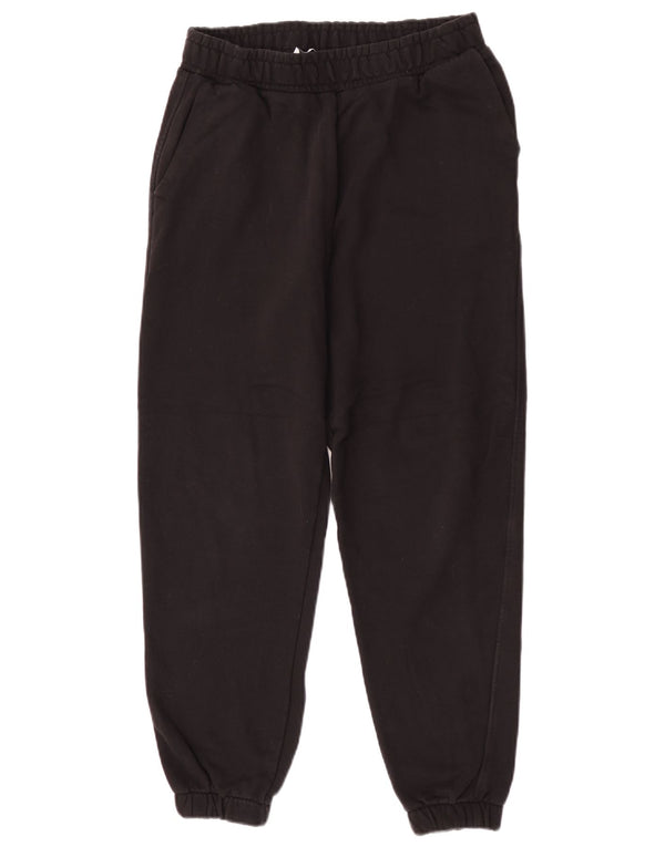 Zara Mens Tracksuit Trousers Joggers Medium  Black Cotton