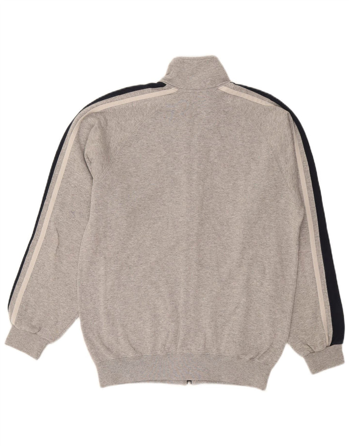 Champion Mens Tracksuit Top Jacket Medium Grey Colourblock Cotton