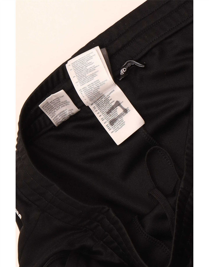 Pantaloni da tuta Adidas Climalite da uomo medio poliestere nero