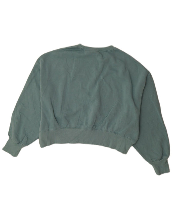 Pulover supradimensionat pentru femei Nike UK 6 XS bumbac verde