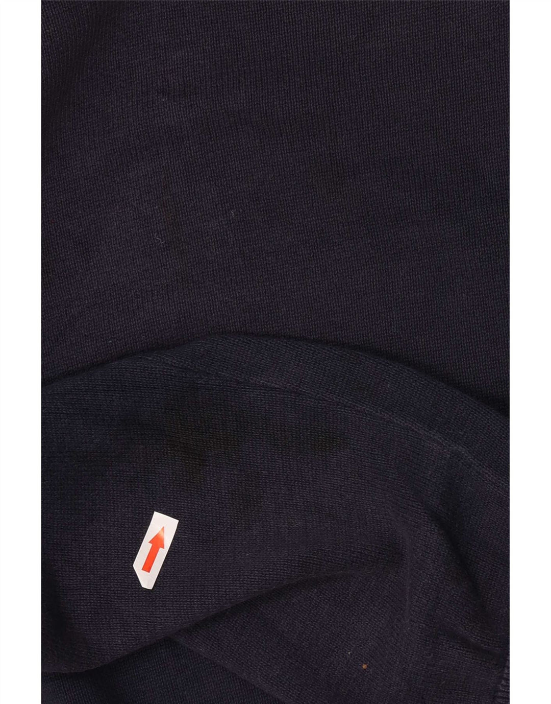 Marks & Spencer Mens V-Neck Jumper Sweater Large Navy Blue Cotton