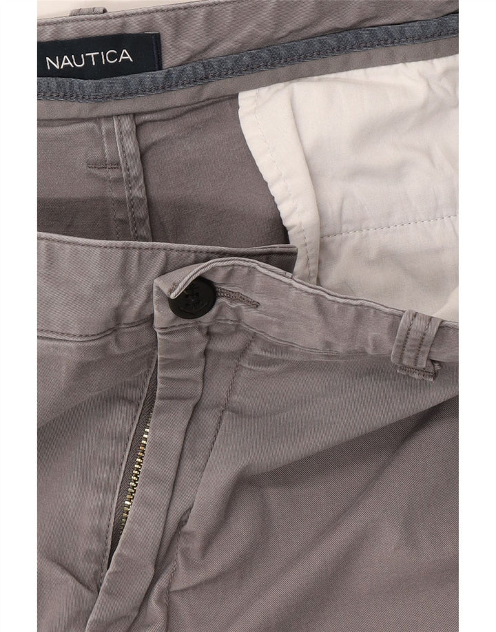 NAUTICA Mens Chino Shorts W36 Large Grey Cotton Vintage Nautica and Second-Hand Nautica from Messina Hembry 
