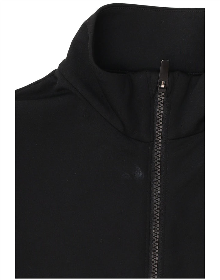 Nike Boys Graphic Chándal Top Chaqueta 12-13 años Grande Negro Poliéster