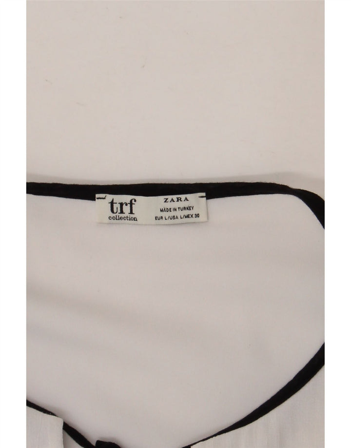 Zara ženski gornji dio bluze UK 16 Large White