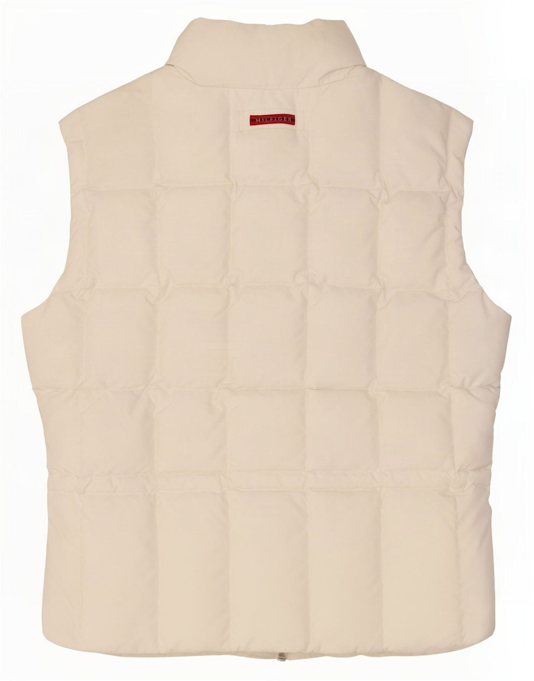 Tommy Hilfiger Womens Padded Gilet UK 14 Large White Polyester
