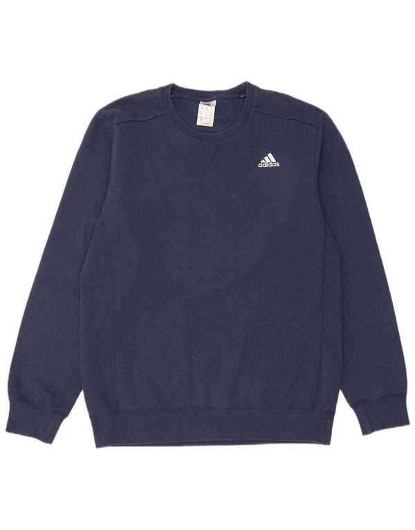 Adidas sweatshirt til mænd Medium marineblå bomuld