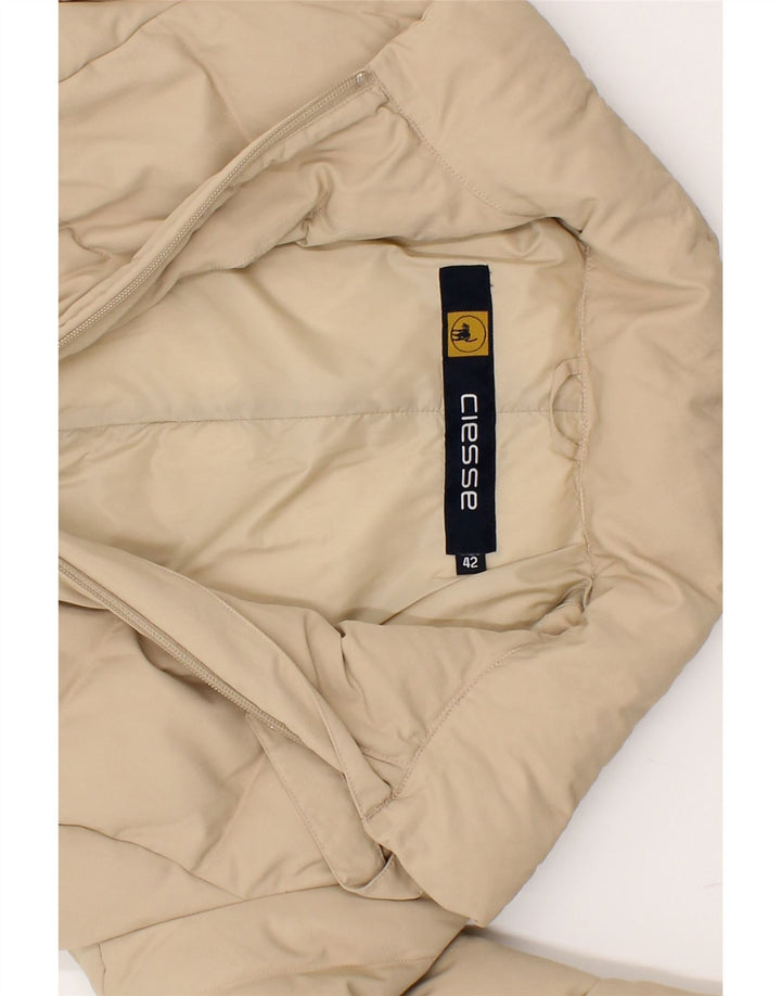 CIESSE PIUMINI Womens Padded Coat EU 42 Large Beige Polyamide Vintage Ciesse Piumini and Second-Hand Ciesse Piumini from Messina Hembry 