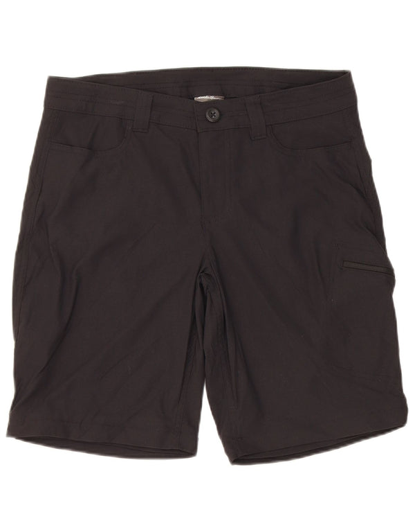 Pantaloncini da trekking da donna Eddie Bauer US 8 Medium W30 Nylon nero