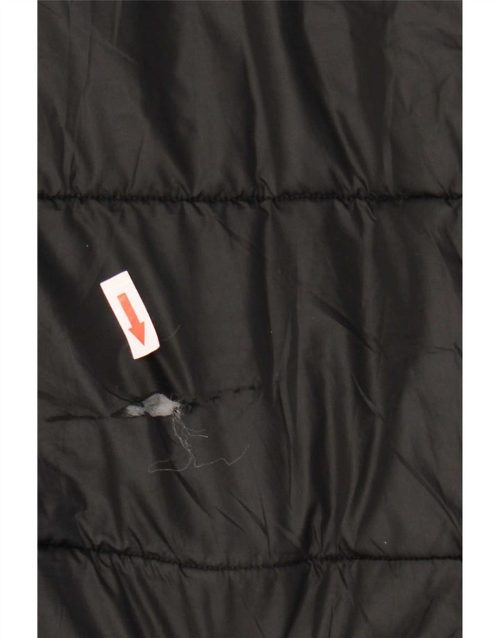 Adidas Womens Hooded Padded Coat UK 16/18 Large Black Polyester