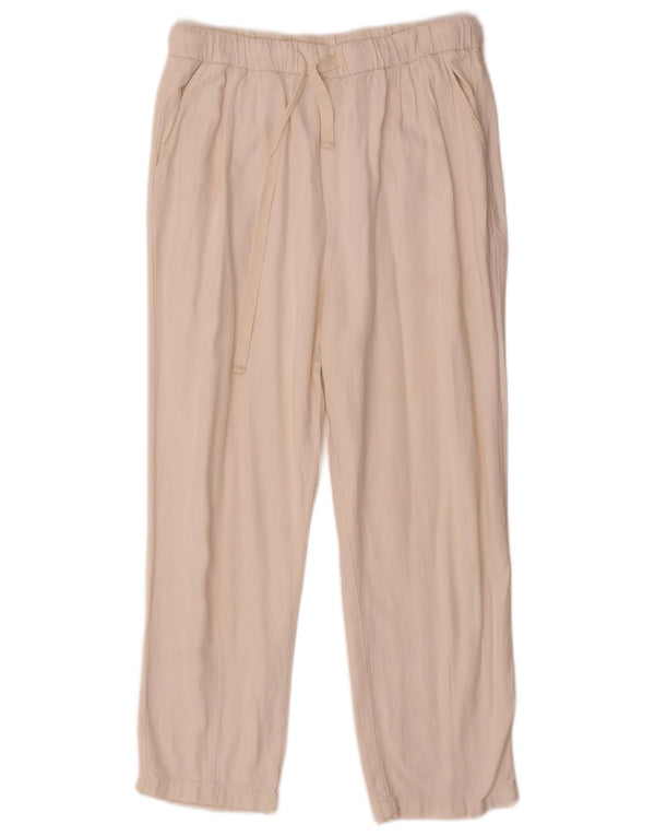 Zara Női Pegged Cropped Trousers Small W26 L23 Beige