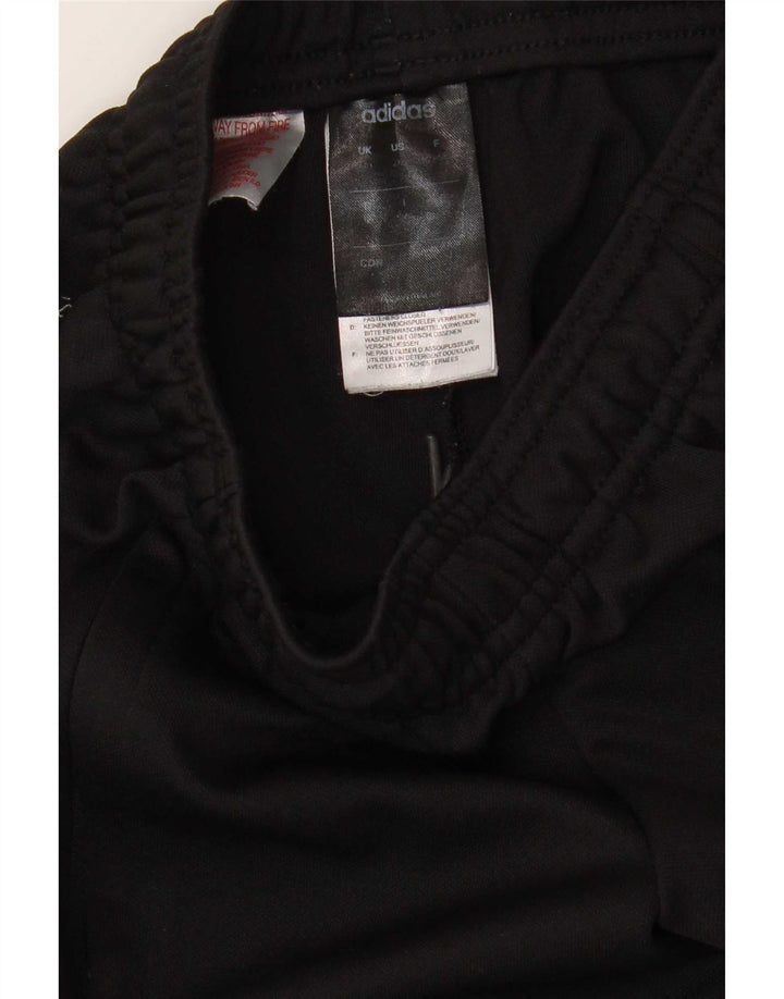 Adidas Boys Tracksuit Trousers 5-6 Years Black Polyester