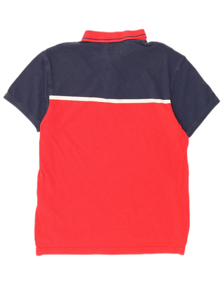 Levi's Herren-Poloshirt aus mittelroter Colourblock-Baumwolle