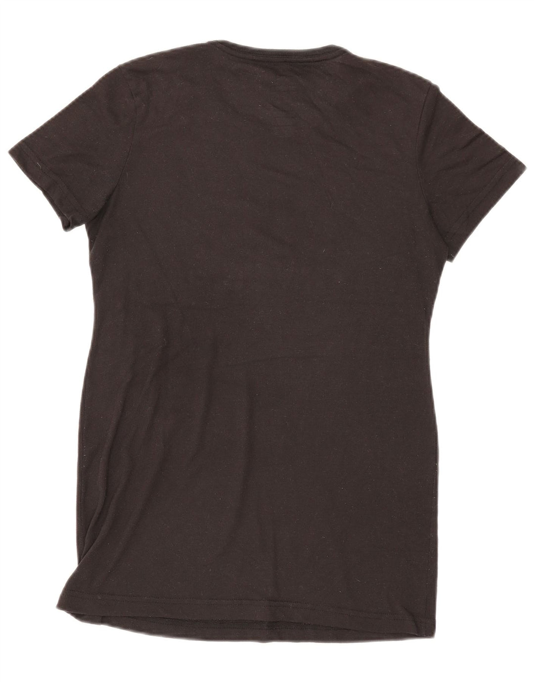 ADIDAS Womens Graphic T-Shirt Top UK 14 Large Black Polyester
