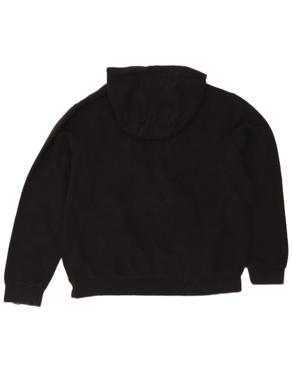Pulover cu glugă supradimensionat pentru femei Ellesse, UK 16, mare, negru, bumbac