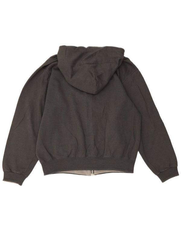 Maglione con cappuccio e zip da uomo Champion di grandi dimensioni in cotone grigio
