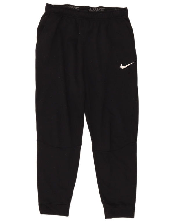 Nike Pantalon de survêtement Dri Fit pour homme Taille L Noir Polyester